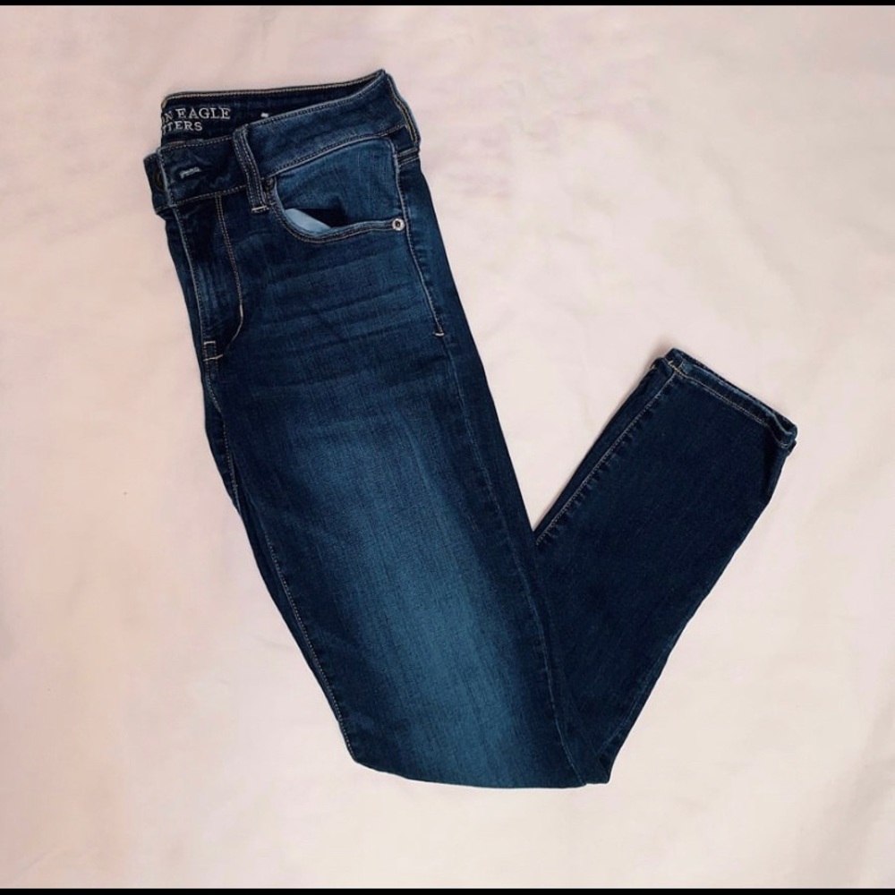 American Eagle Dark Blue Skinny Jeans